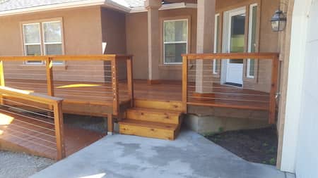 Backyard Deck In Medford, Oregon