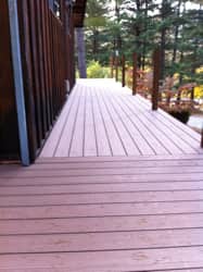 Custom wood deck by Girard Builders