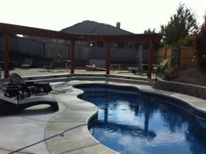 Custom pool and deck by Girard Builders
