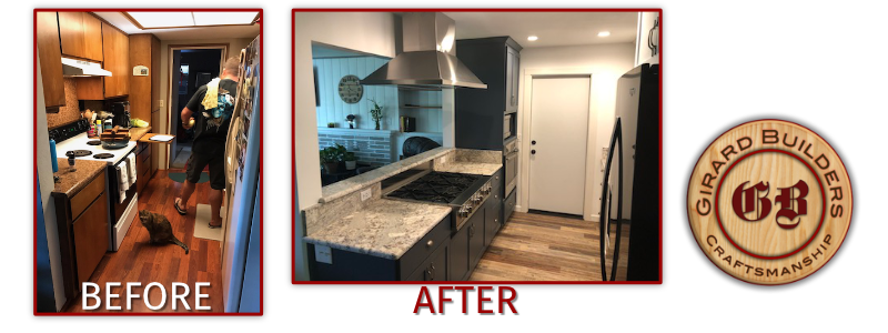 Kitchen remodeling Project: Before and After 