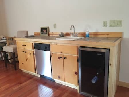 Utility Kitchen In Apartment